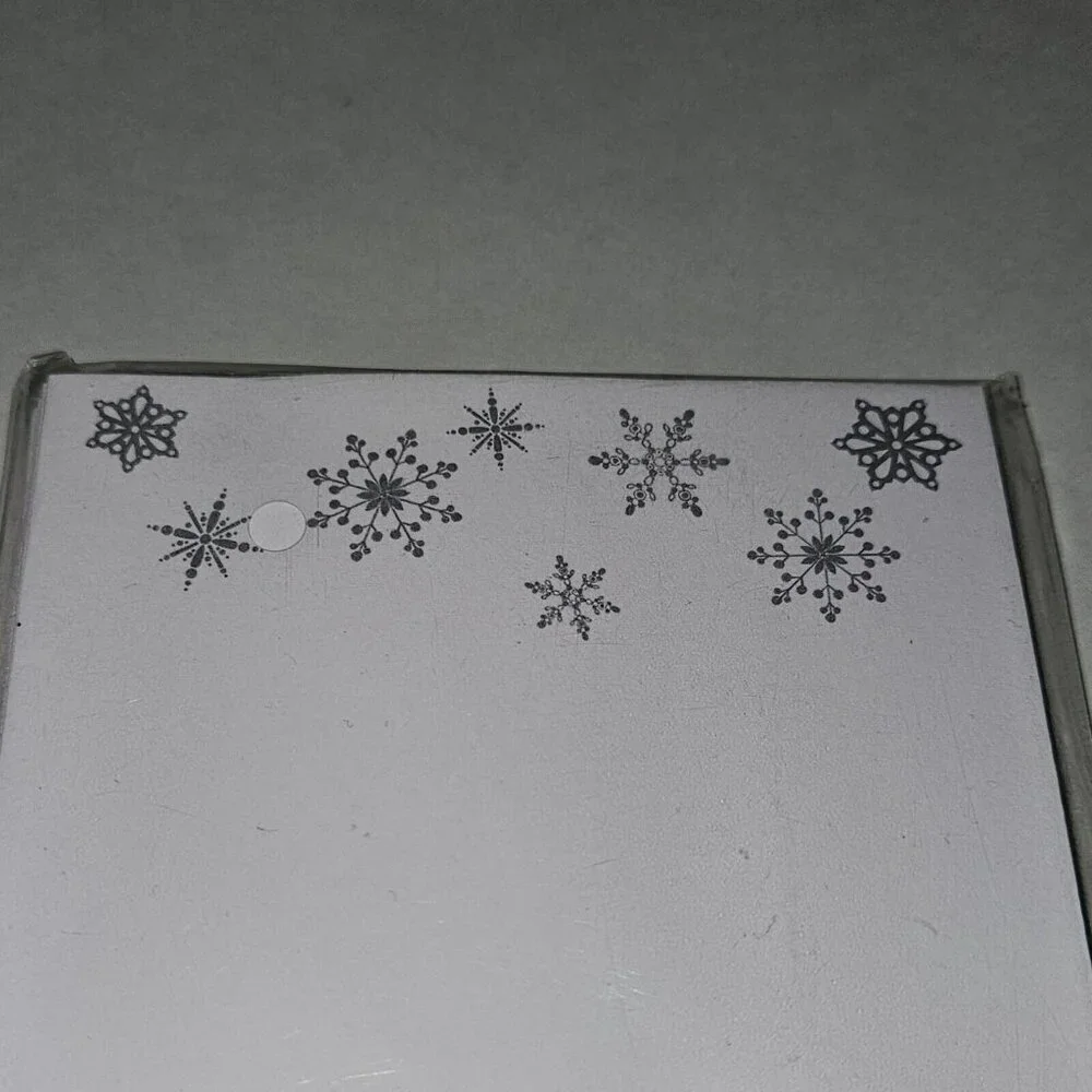 NEW 5 Packs Snowflake Envelopes Christmas Letters White Silver G Squared
